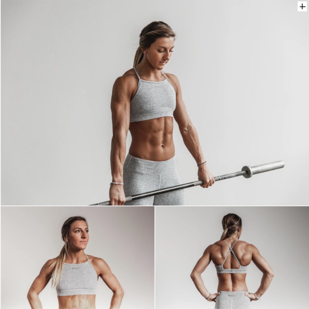 NOBULL - High-Neck Sports Bra (Plush Heather)